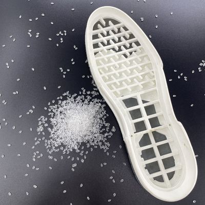 Matériau brut TPU ultra doux Absorption des chocs par rebond élevée Claire