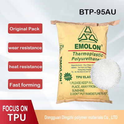 Pellets de polyuréthane thermoplastique à particules de matière première plastique transparente TPU 98AU