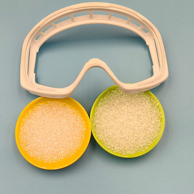 Matériau brut en TPU transparent avec une résistance supérieure à la déchirure et des caractéristiques résistantes à l'huile, parfait pour la production d'étiquettes d'oreille durables pour le bétail