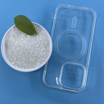 Pellets thermoplastiques anti-flammes transparents résistant aux produits chimiques