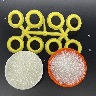 Granules de matières premières TPU à haute résistance à la traction avec allongement à la rupture jusqu'à 1000 pour cent Idéal pour les composants en plastique flexible