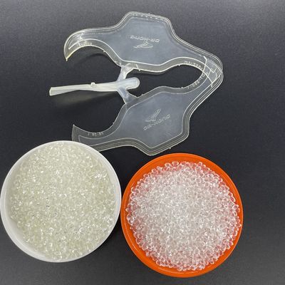 Granules de plastique TPU hautement transparents sur mesure pour le moulage par injection