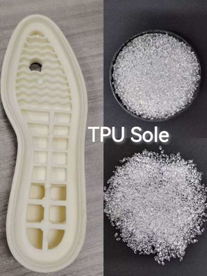 Matériaux de base en TPU Largement utilisés dans les semelles et les rouleaux, les dispositifs médicaux et les emballages et l'électronique avec un bon rebond, une bonne résistance à l'usure et une excellente ténacité