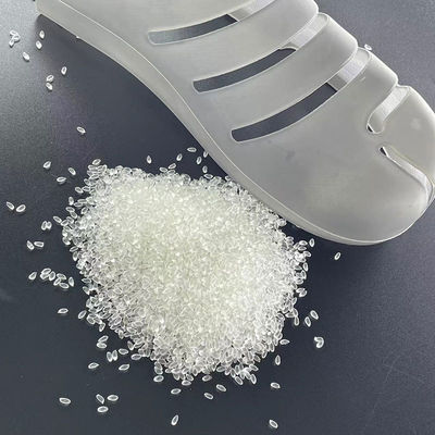 Fabrication de matière première Tpu haute transparence et fluidité, excellente ténacité pour semelles de chaussures et jouets