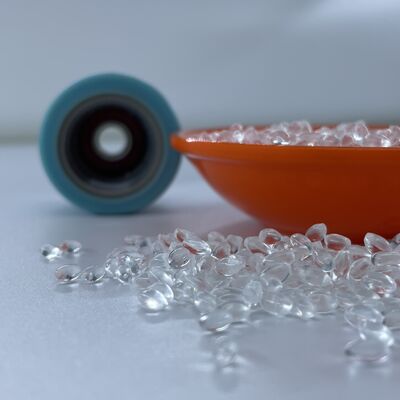 Matériau TPU insonorisant et résistant à l'usure utilisé dans la production de roues